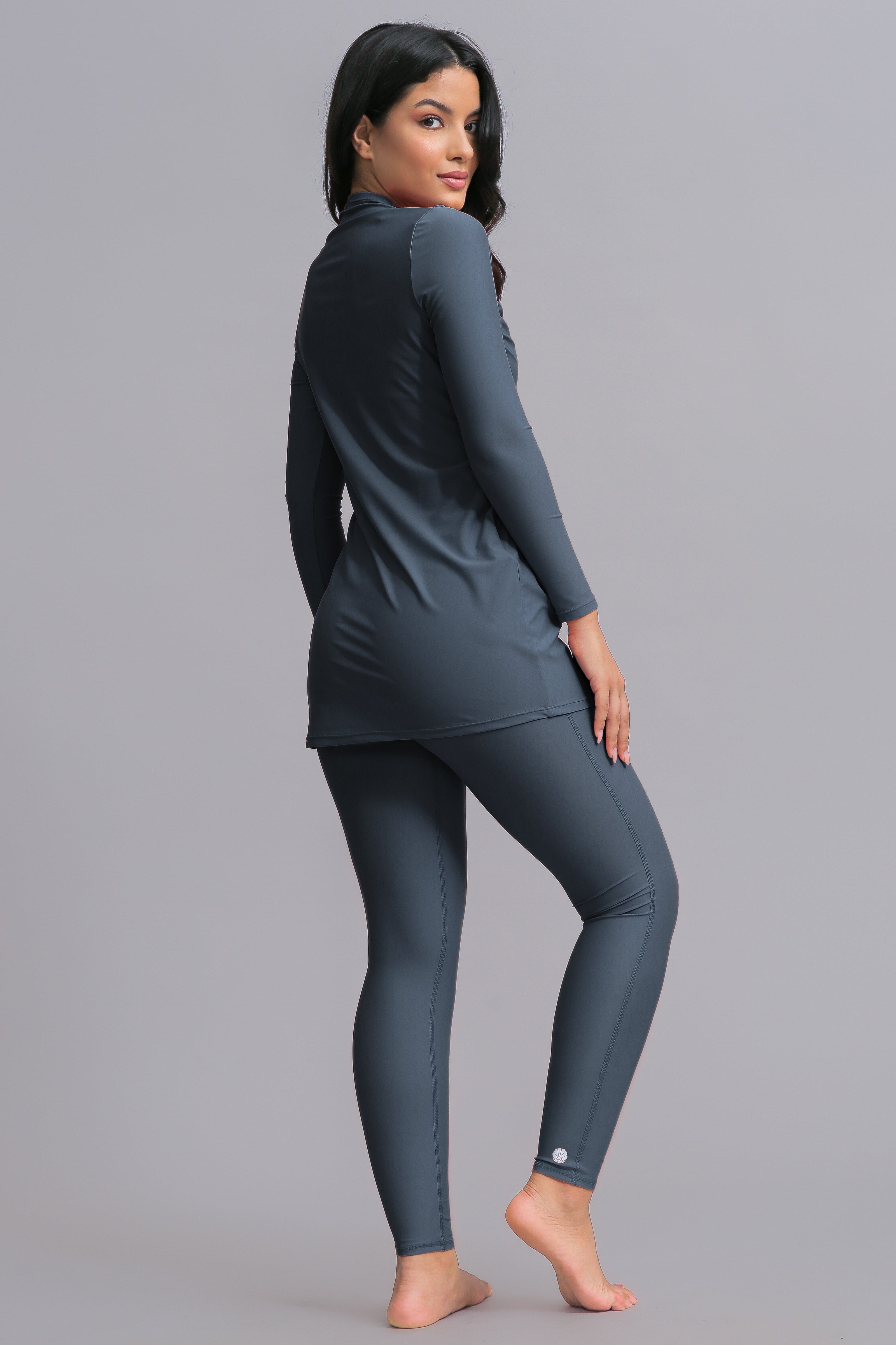 Diana Swim Dress - Shadow