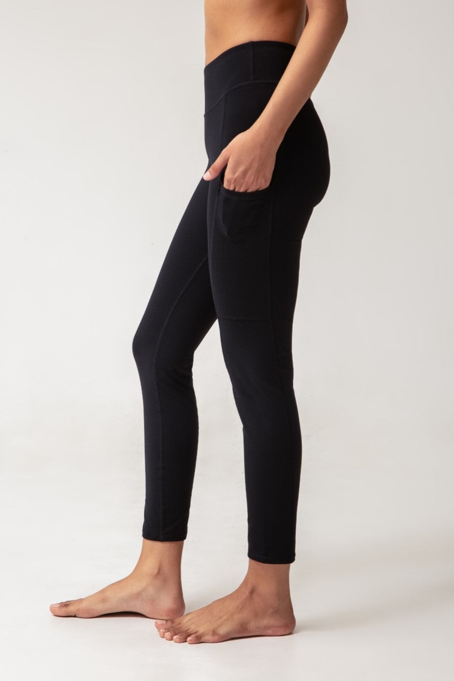 Active Leggings - Black Modest Activewear Gymwear