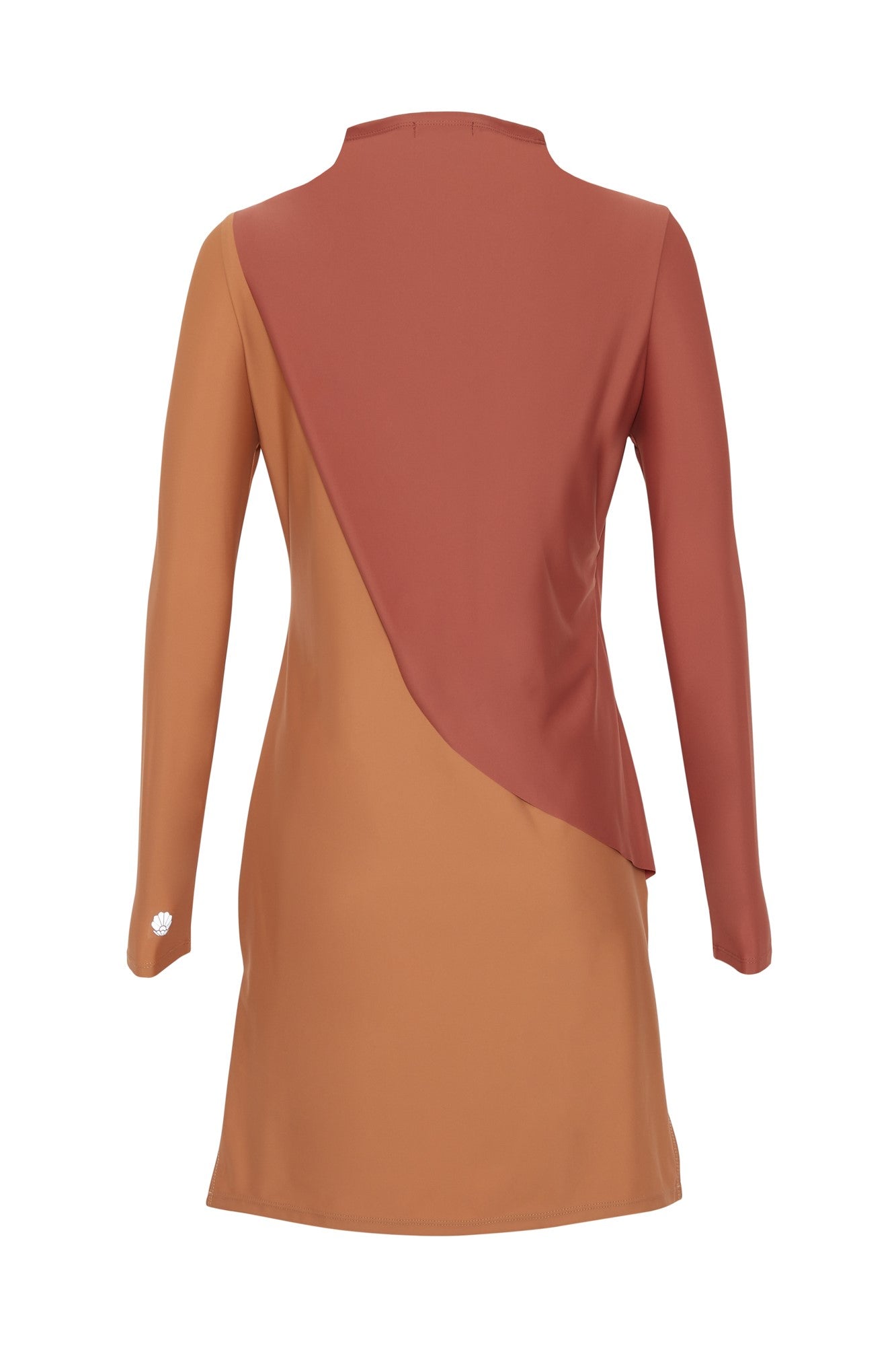 Lanuuk Cape Swim Dress - Clay | Full Coverage Modest Swimwear Burkini