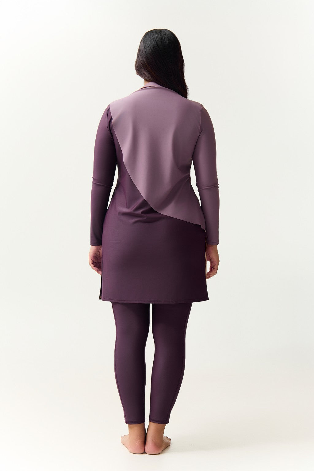 Cape Swim Dress - Dusk