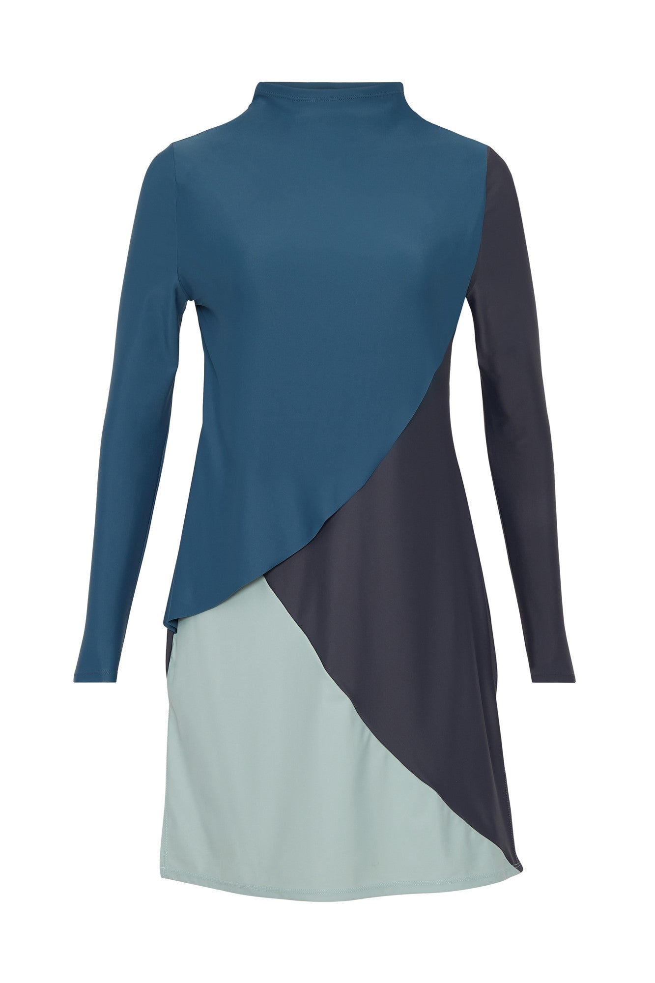 Lanuuk Cape Swim Dress - Wave | Full Coverage Modest Swimwear Burkini