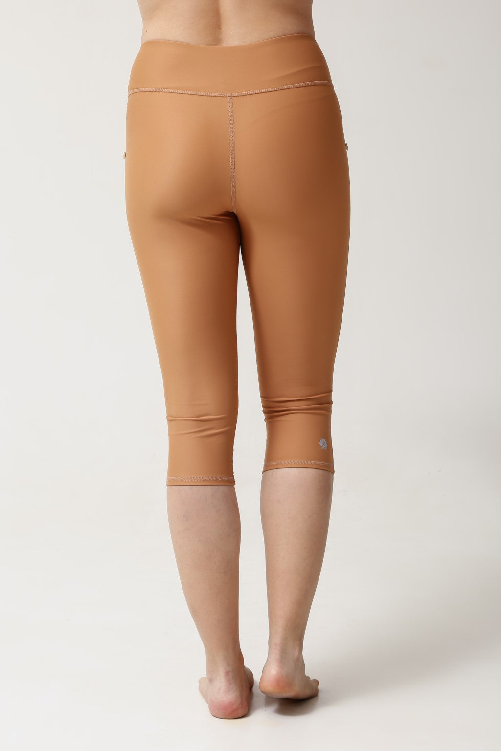 Lanuuk Capri Swim Tights - Sand | Cropped Shorts Swimming Leggings Modest Swimwear Burkini