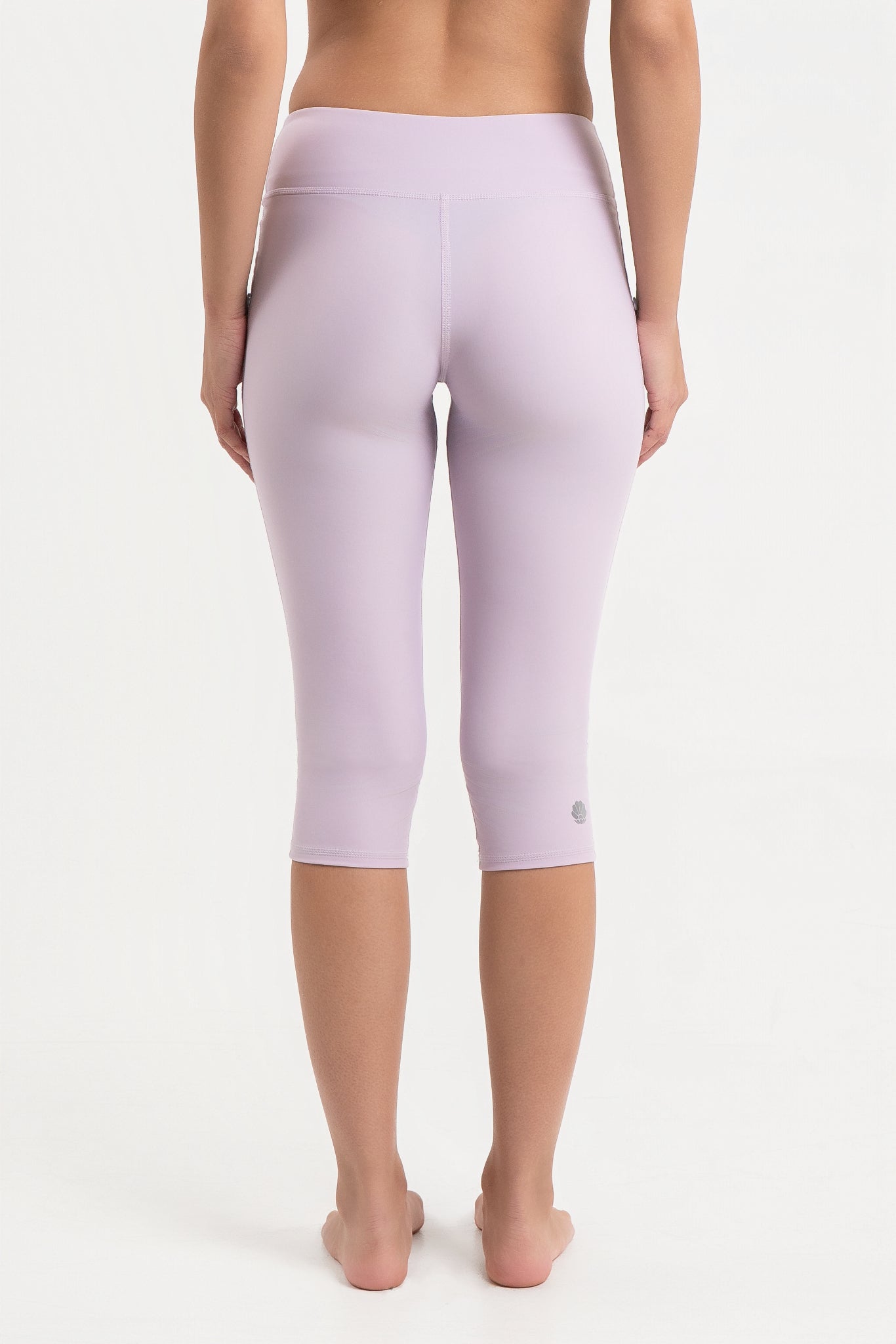 Lanuuk Capri Cropped 3/4 Leggings Modest Swimwear Burkini leggings Bloom lilac lavender