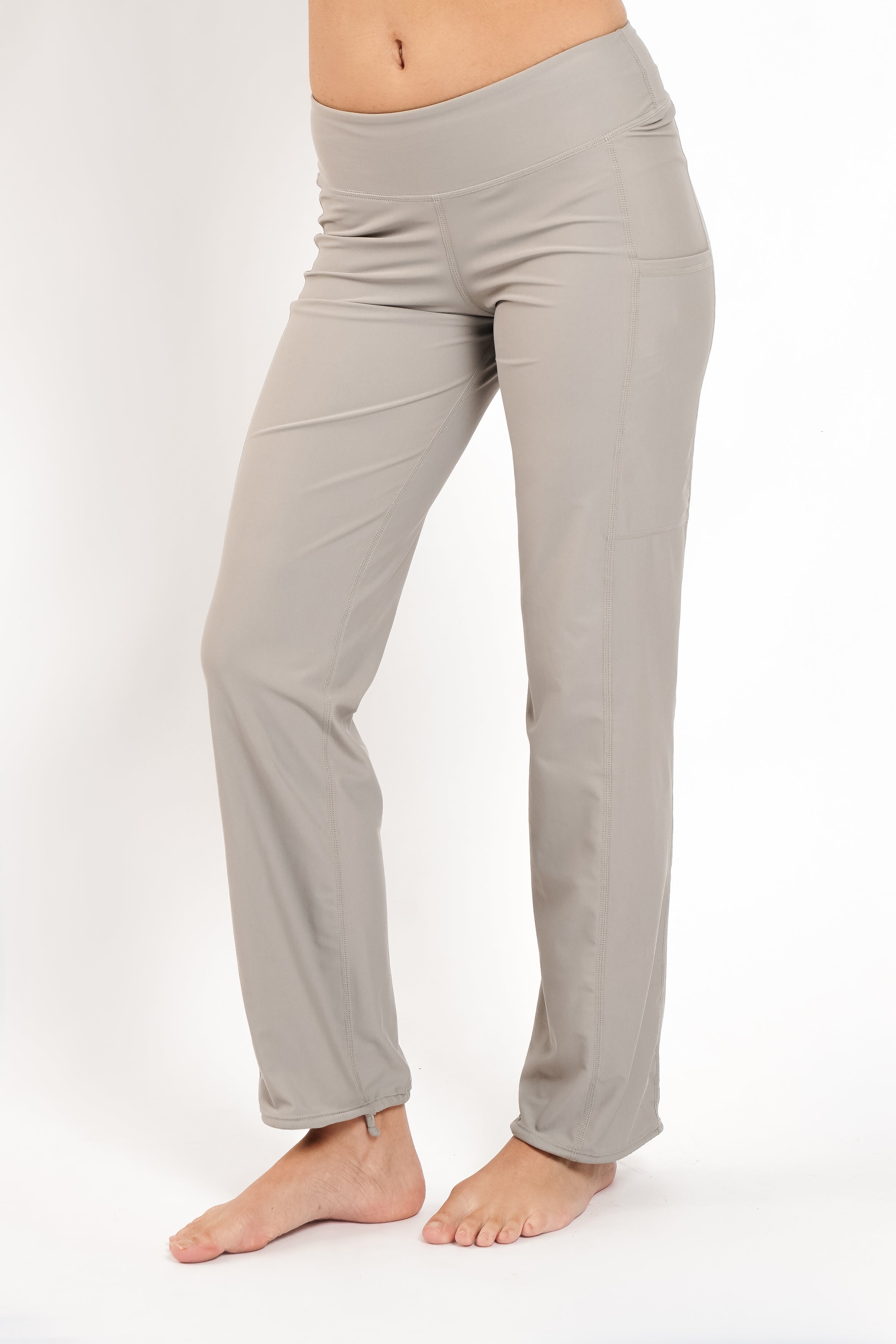 Lanuuk Pocket Swim Pants Loose Joggers modest swimwear Burkini Grey