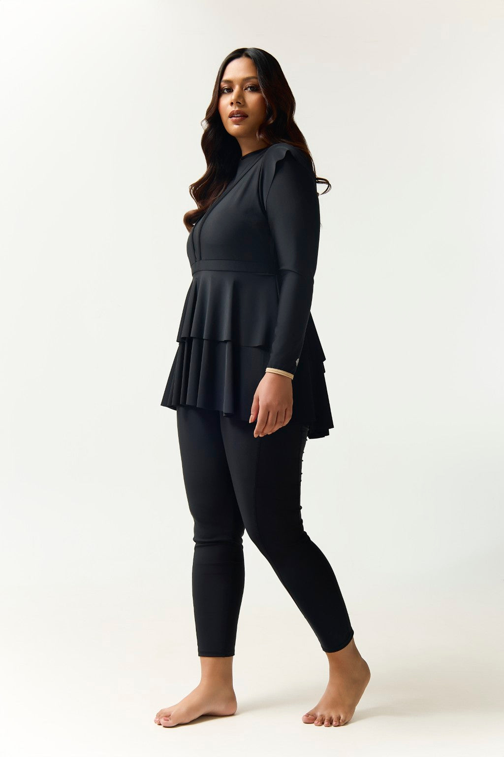 Serena Swim Dress - Black