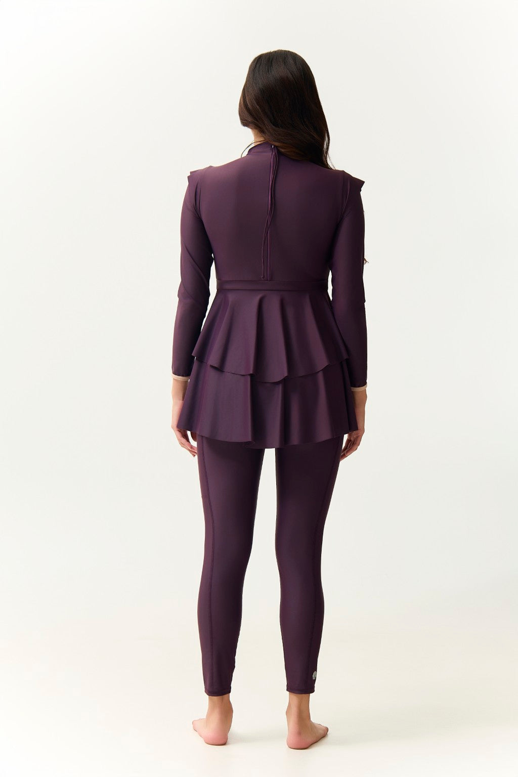 Serena Swim Dress - Plum