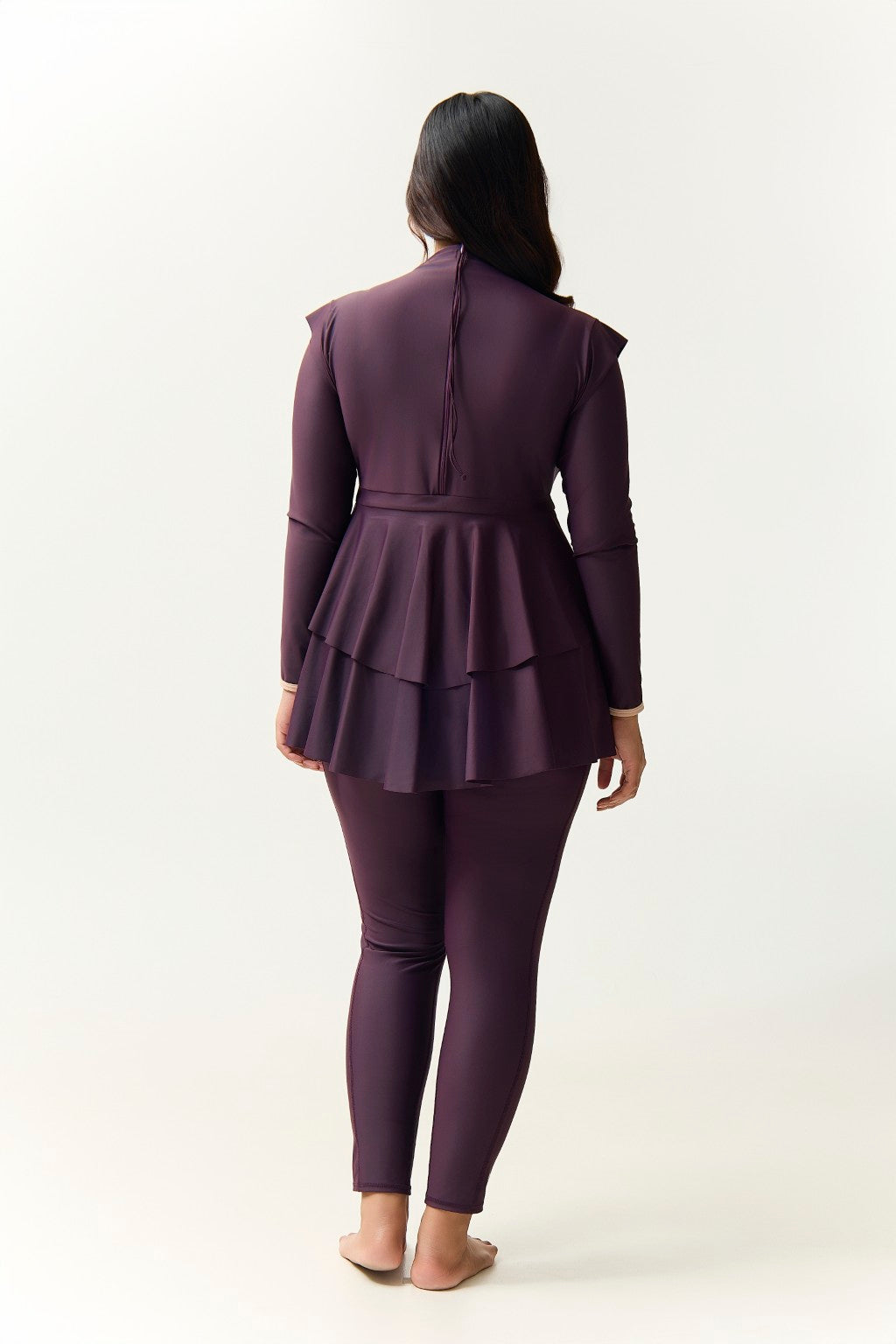 Serena Swim Dress - Plum