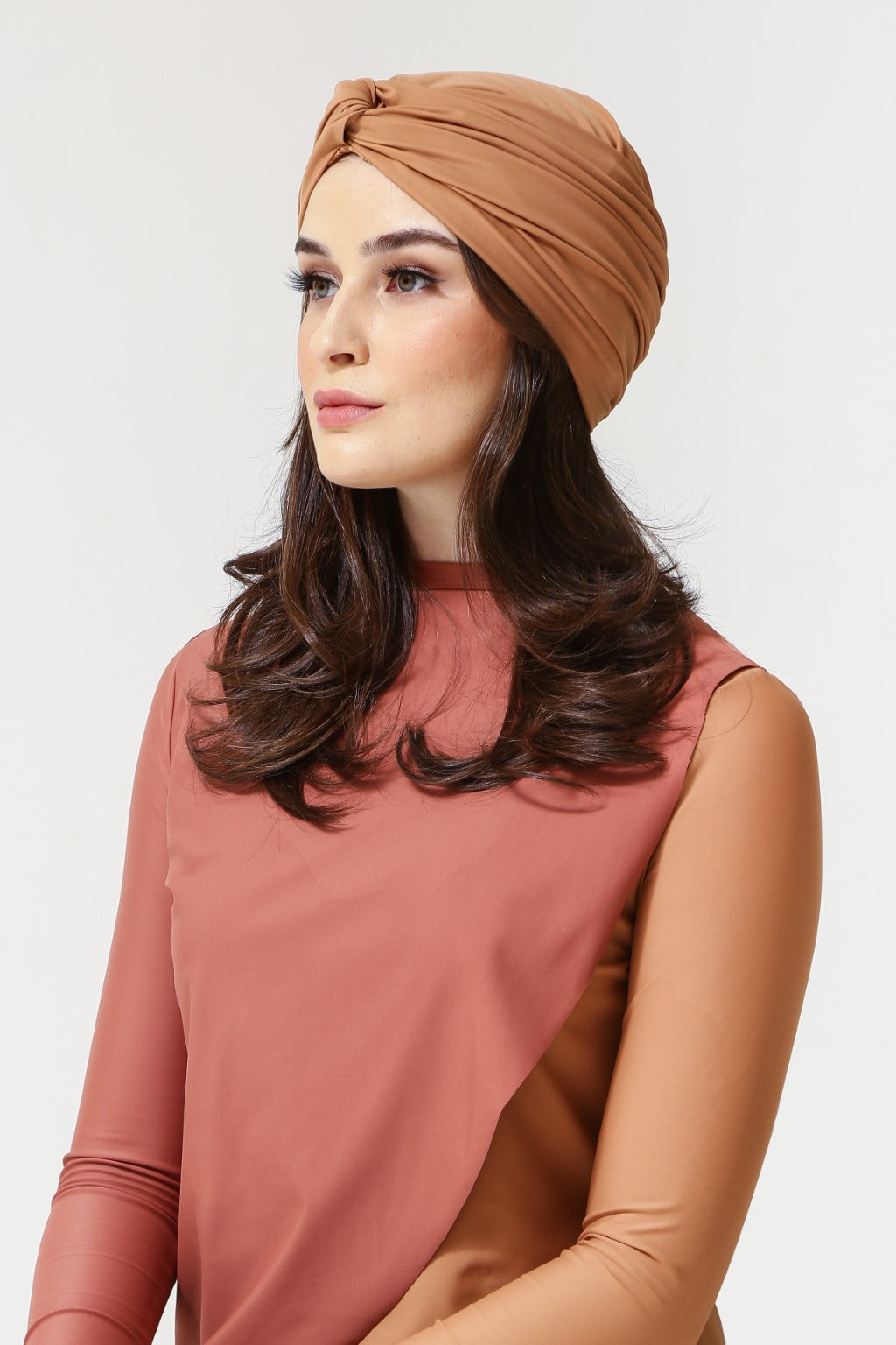 Lanuuk Turban - Sand | Active Swim Hijab Scarf Modest Swimwear Burkini