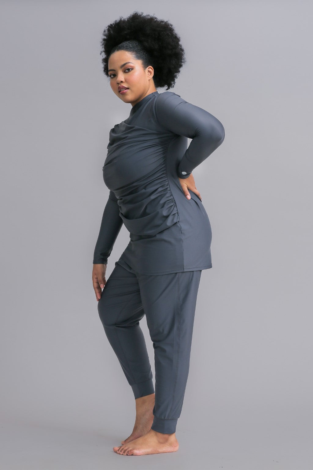 Diana Swim Dress - Shadow - Modest Swimwear Burkini Hijab