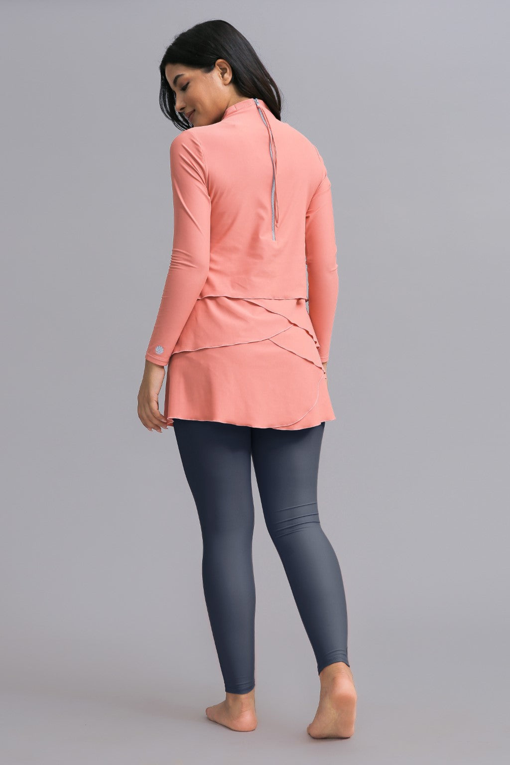 Lula Swim Dress - Coral - Modest Swimwear Burkini Hijab