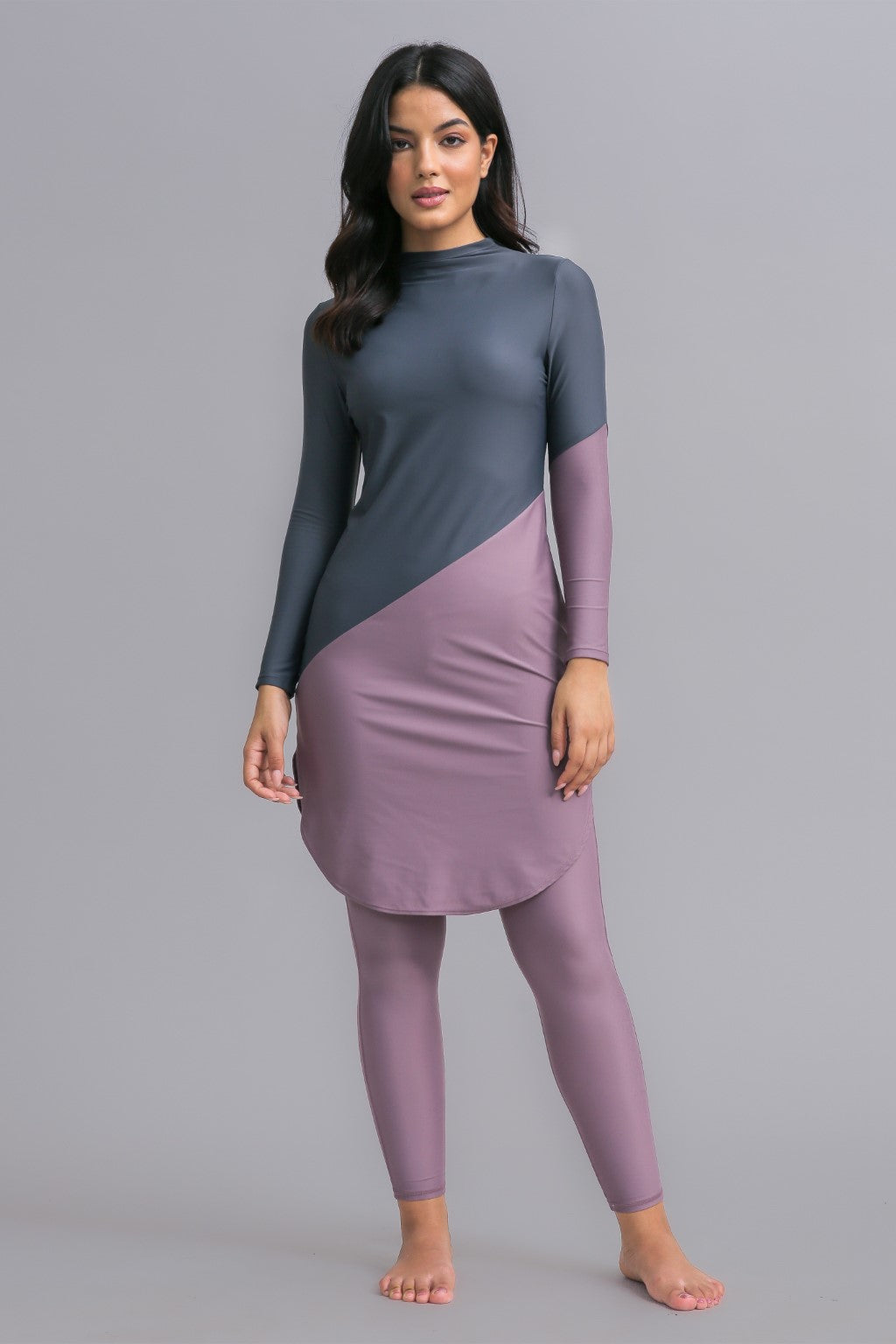 modest swim dress Maya Swim Dress - Dusk
