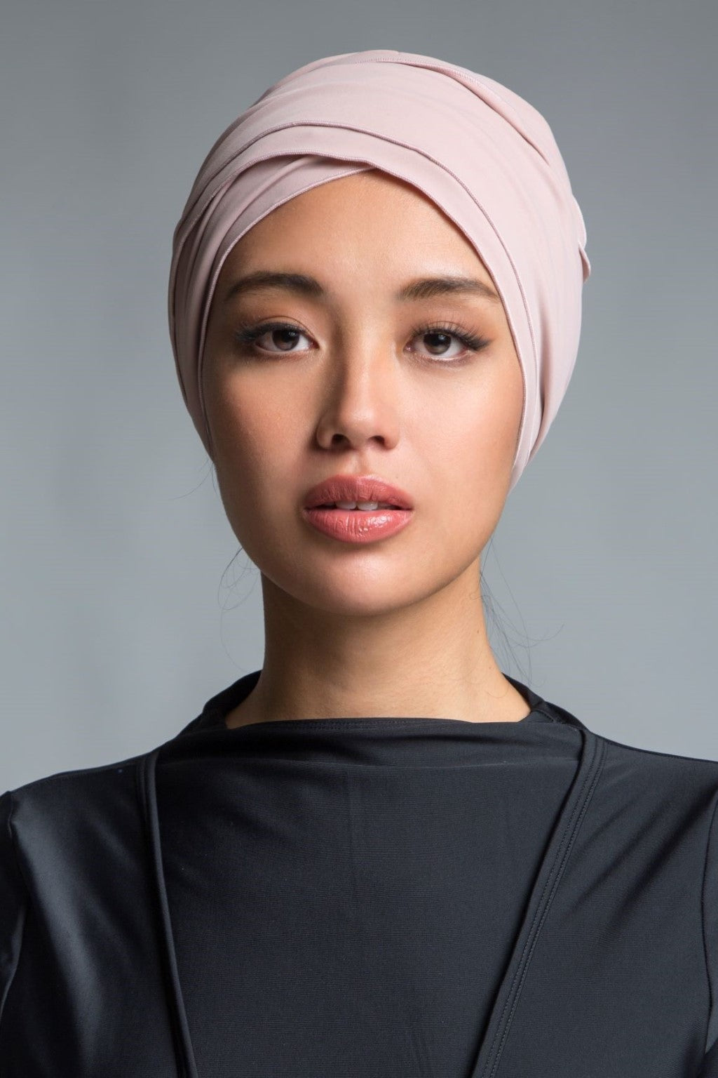 Self-tie Swim Turban - Woodrose Lanuuk Modest Swimwear Hijab