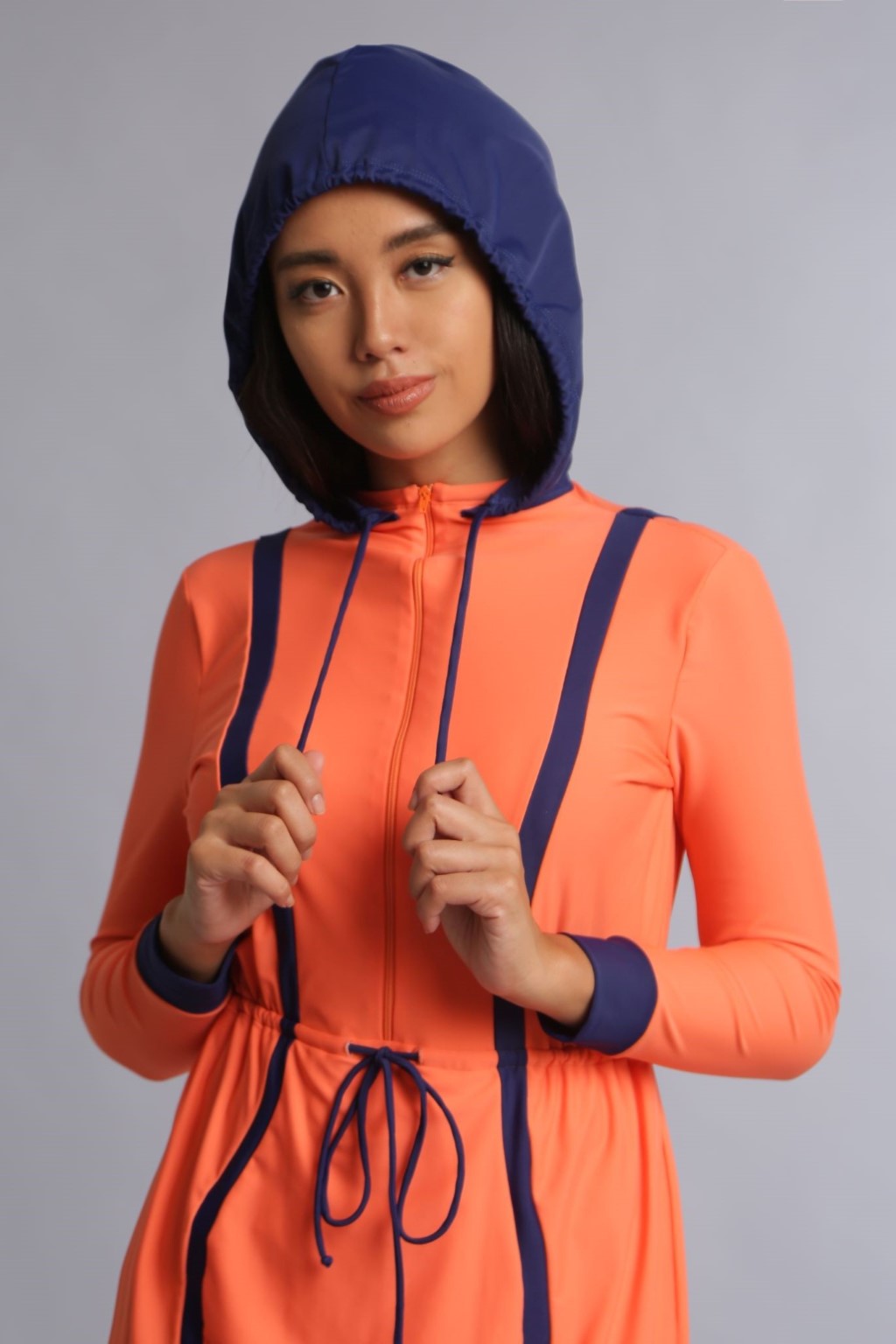 Taali Swim Set - Peach/Twilight Lanuuk Modest Swimwear
