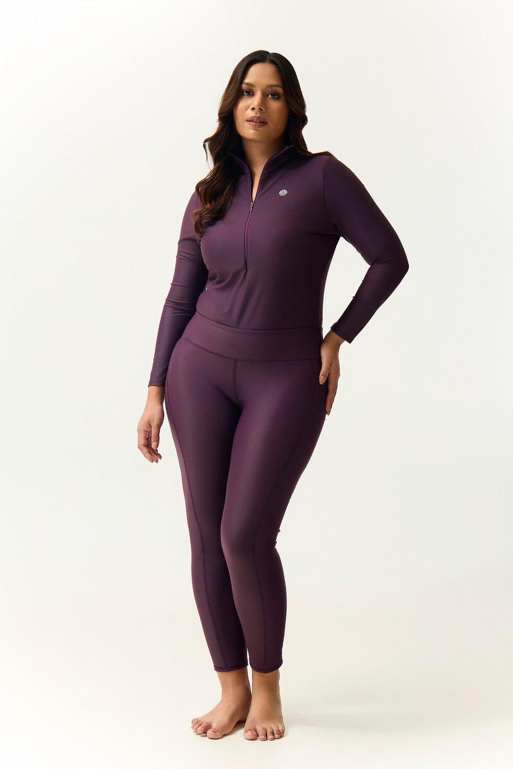 Amal Bodysuit - Plum