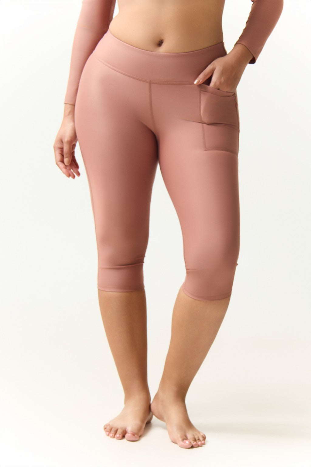 Capri Swim Tights - Earth