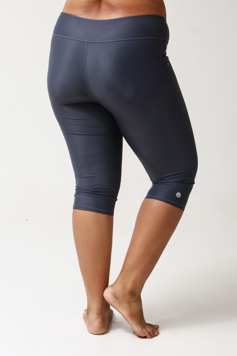 Capri Swim Tights - Shadow | LANUUK Mid Coverage Modest Burkini Swimwear
