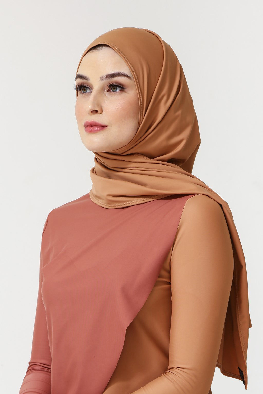 Lanuuk Slip on Scarf - Sand | Active Swim Hijab Turban Modest Swimwear Burkini