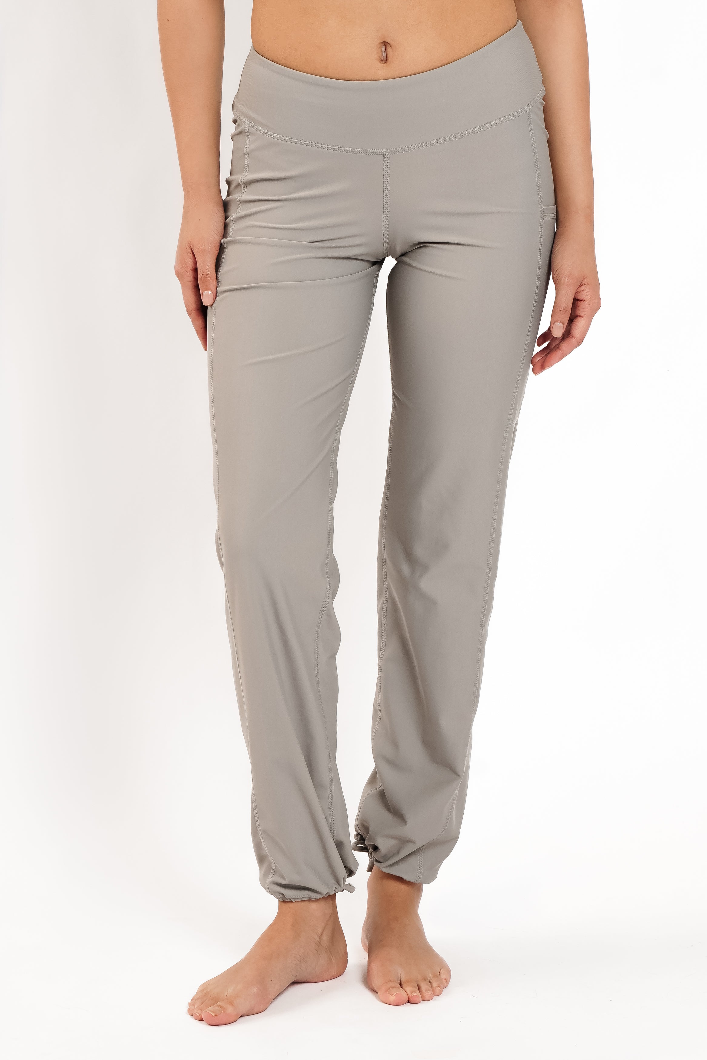 Lanuuk Pocket Swim Pants Loose Joggers modest swimwear Burkini Grey