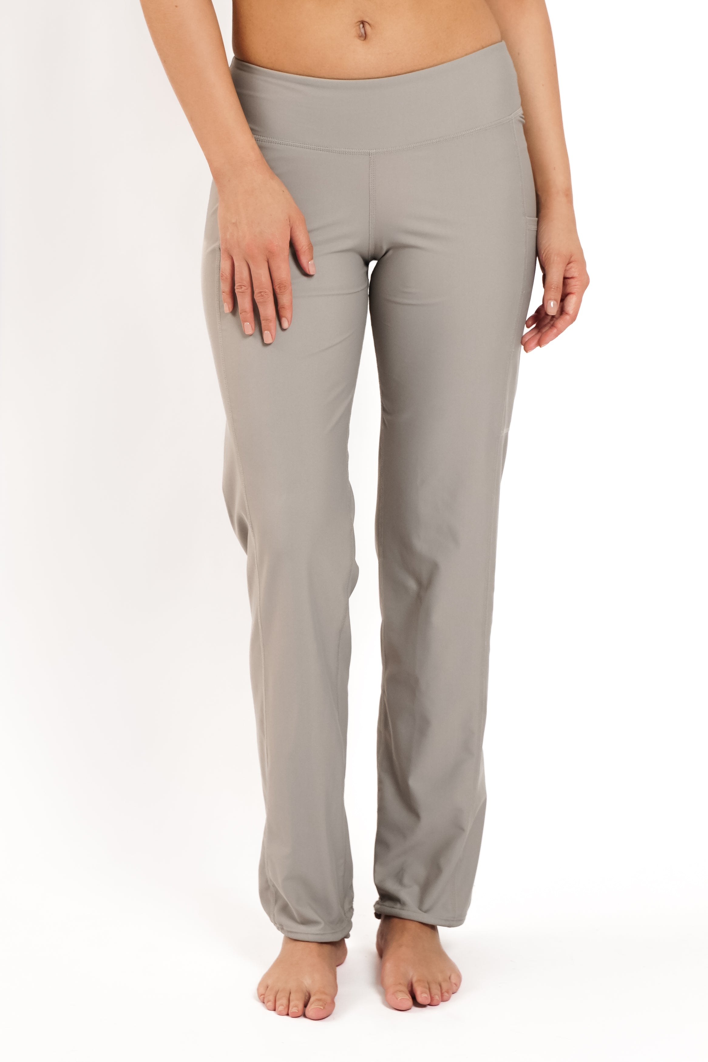 Lanuuk Pocket Swim Pants Loose Joggers modest swimwear Burkini Grey