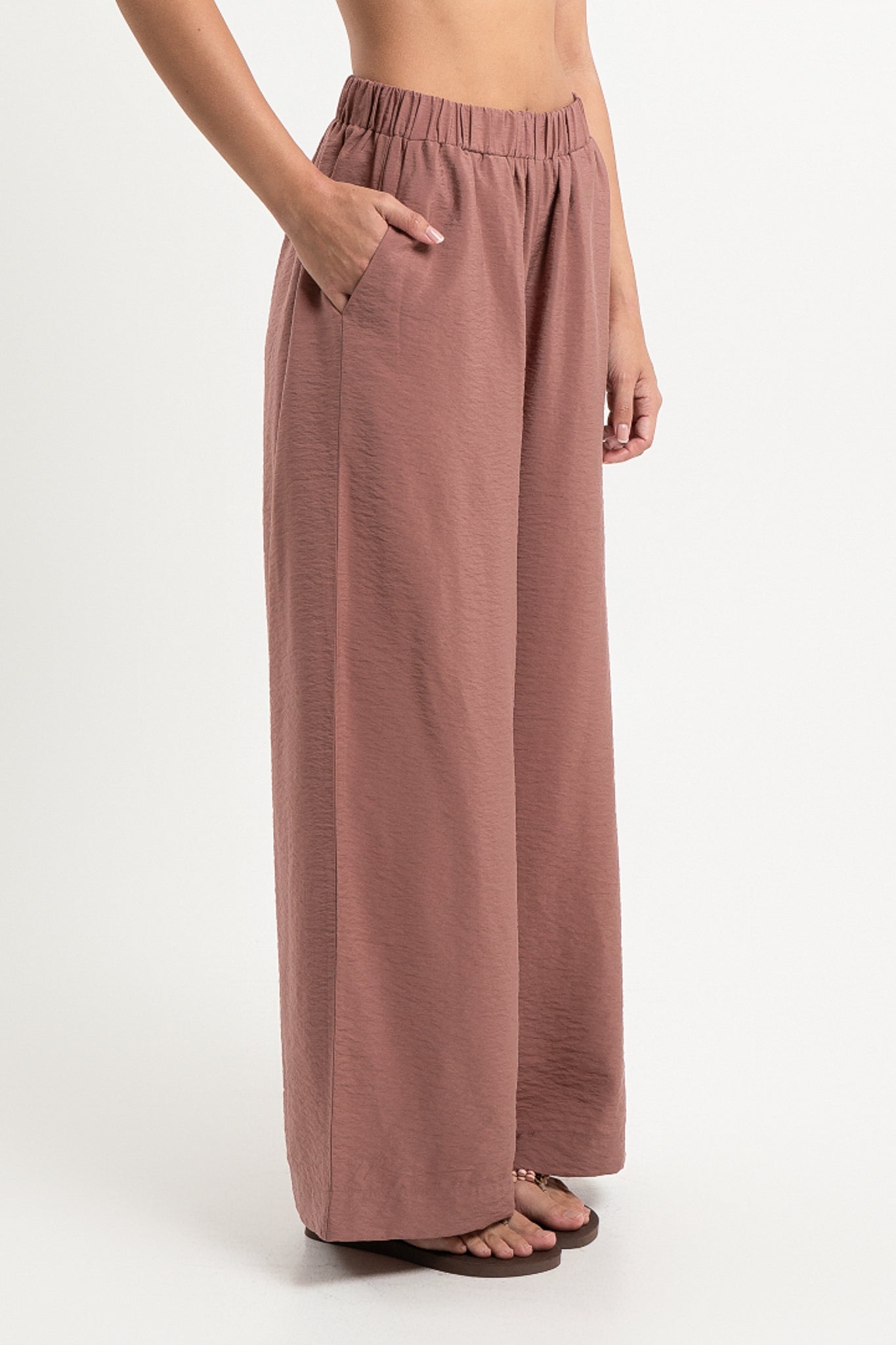 Lanuuk Resortwear Wide Leg Modest Relaxed Fit Flowy Resortwear Resort Co-ord Beach Pants Ecovero Earth