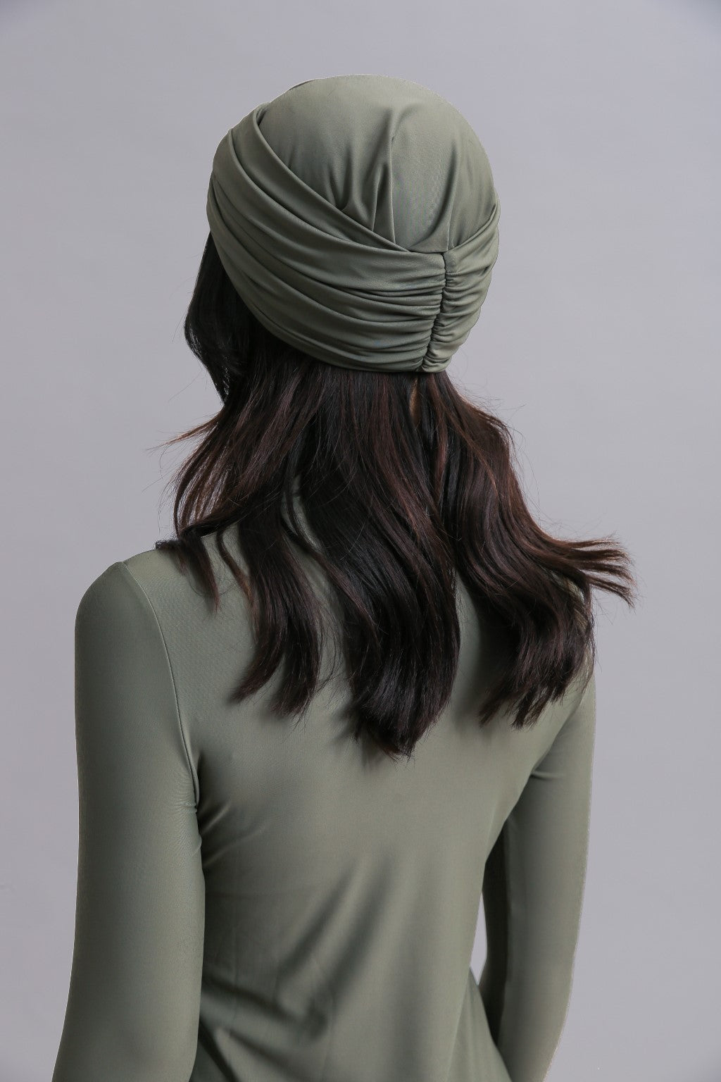 Swim Turban - Olive Lanuuk Modest Swimwear Hijab Burkini