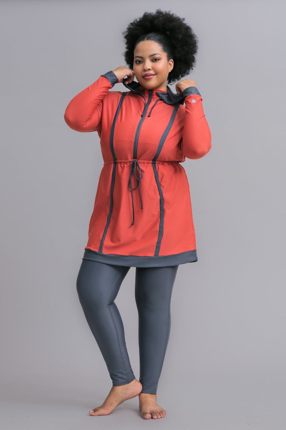 Taali Swim Dress Sunset | LANUUK Modest Swimwear Burkini Bathing Suit
